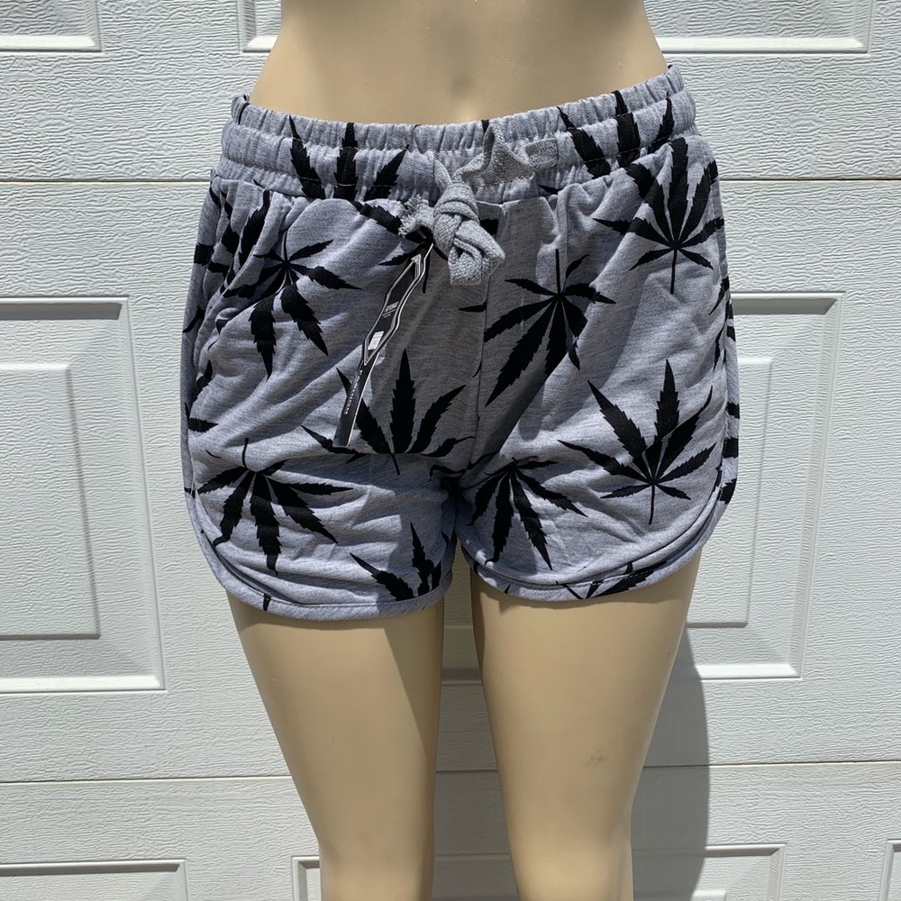 New - weed shorts